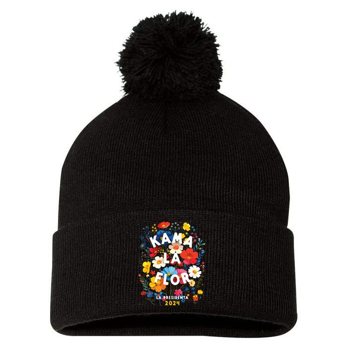 Kama La Flor 2024 Pom Pom 12in Knit Beanie