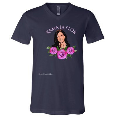 Kama La Flor V-Neck T-Shirt