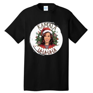 Kamala Lalalala Funny Christmas Holiday Harris Walz Song Tall T-Shirt