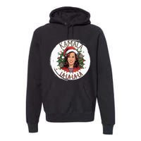 Kamala Lalalala Funny Christmas Holiday Harris Walz Song Premium Hoodie