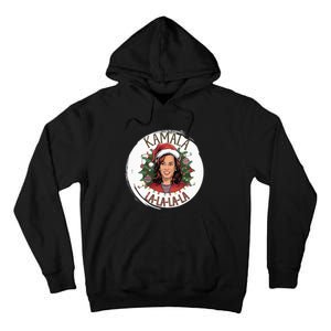 Kamala Lalalala Funny Christmas Holiday Harris Walz Song Tall Hoodie