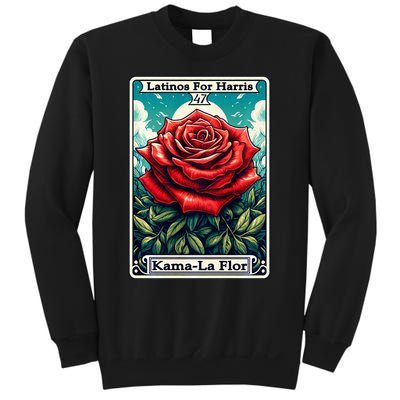 Kama La Flor Latinos For Kamala Harris 2024 Sweatshirt