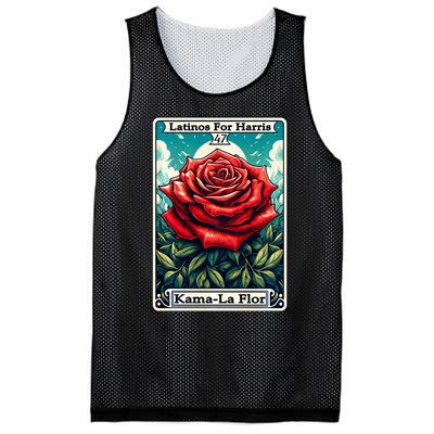 Kama La Flor Latinos For Kamala Harris 2024 Mesh Reversible Basketball Jersey Tank