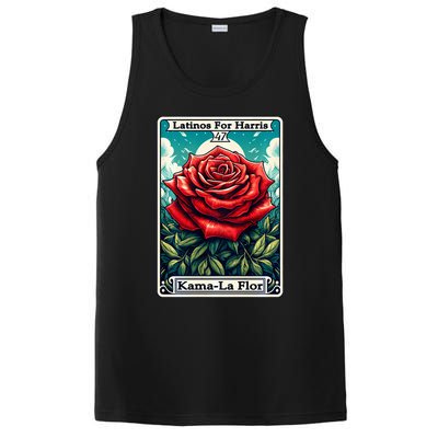 Kama La Flor Latinos For Kamala Harris 2024 PosiCharge Competitor Tank