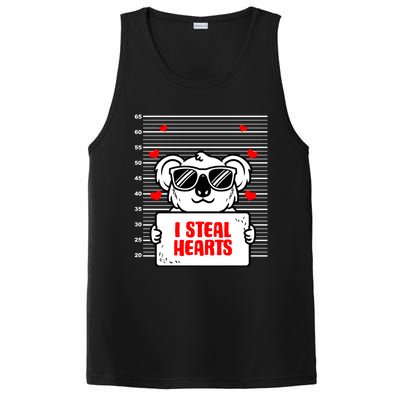 Koala Lover Heart Valentines Day Koala Bear Gift PosiCharge Competitor Tank