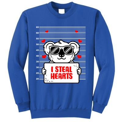 Koala Lover Heart Valentines Day Koala Bear Gift Sweatshirt