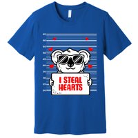 Koala Lover Heart Valentines Day Koala Bear Gift Premium T-Shirt