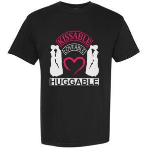 KissAble LoveAble HuggAble Garment-Dyed Heavyweight T-Shirt