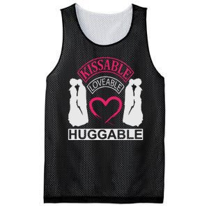 KissAble LoveAble HuggAble Mesh Reversible Basketball Jersey Tank