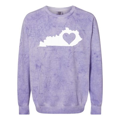 Kentucky Love I Gift Colorblast Crewneck Sweatshirt