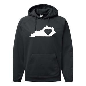 Kentucky Love I Gift Performance Fleece Hoodie