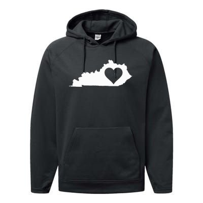 Kentucky Love I Gift Performance Fleece Hoodie