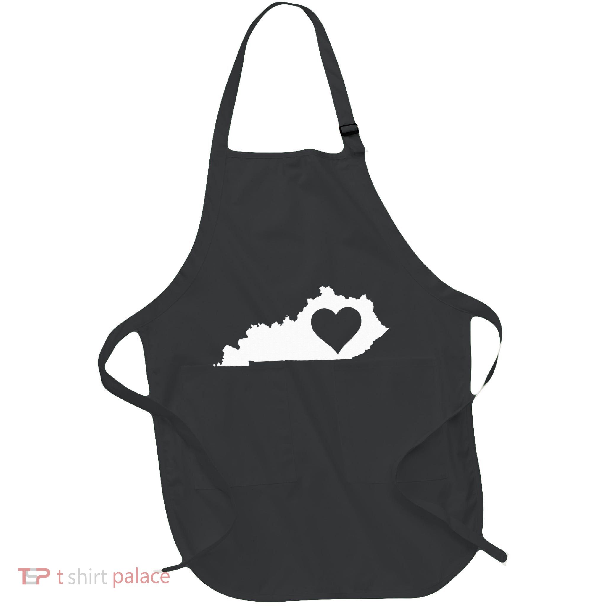 Kentucky Love I Gift Full-Length Apron With Pockets