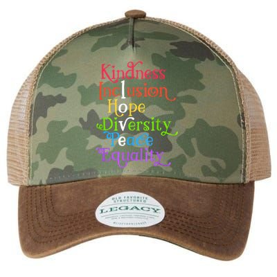 Kindness Love Inclusion Equality Diversity Human Rights Legacy Tie Dye Trucker Hat