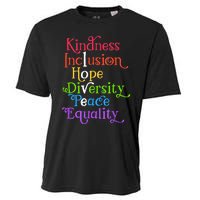 Kindness Love Inclusion Equality Diversity Human Rights Cooling Performance Crew T-Shirt