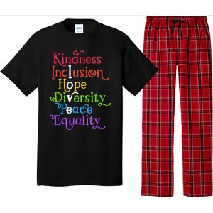 Kindness Love Inclusion Equality Diversity Human Rights Pajama Set