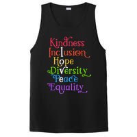 Kindness Love Inclusion Equality Diversity Human Rights PosiCharge Competitor Tank