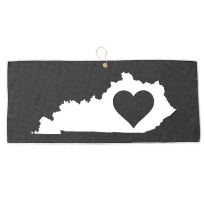 Kentucky Love I Gift Large Microfiber Waffle Golf Towel