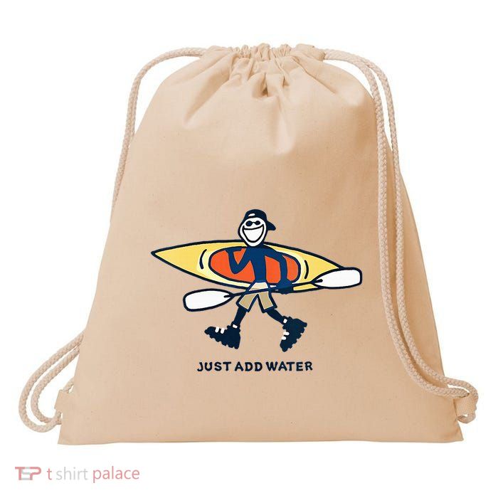 Kayak Lover Just Add Water Kayak Drawstring Bag