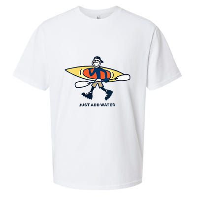 Kayak Lover Just Add Water Kayak Sueded Cloud Jersey T-Shirt