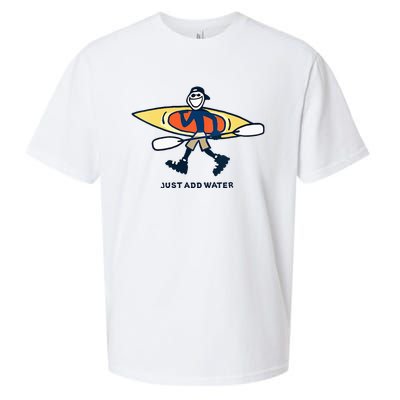 Kayak Lover Just Add Water Kayak Sueded Cloud Jersey T-Shirt