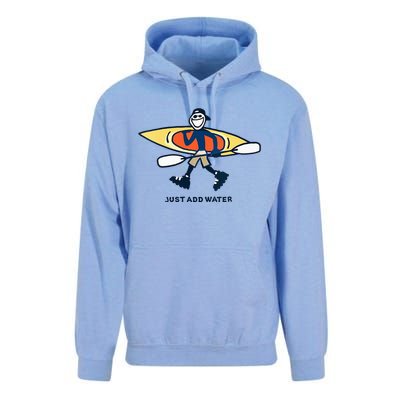 Kayak Lover Just Add Water Kayak Unisex Surf Hoodie