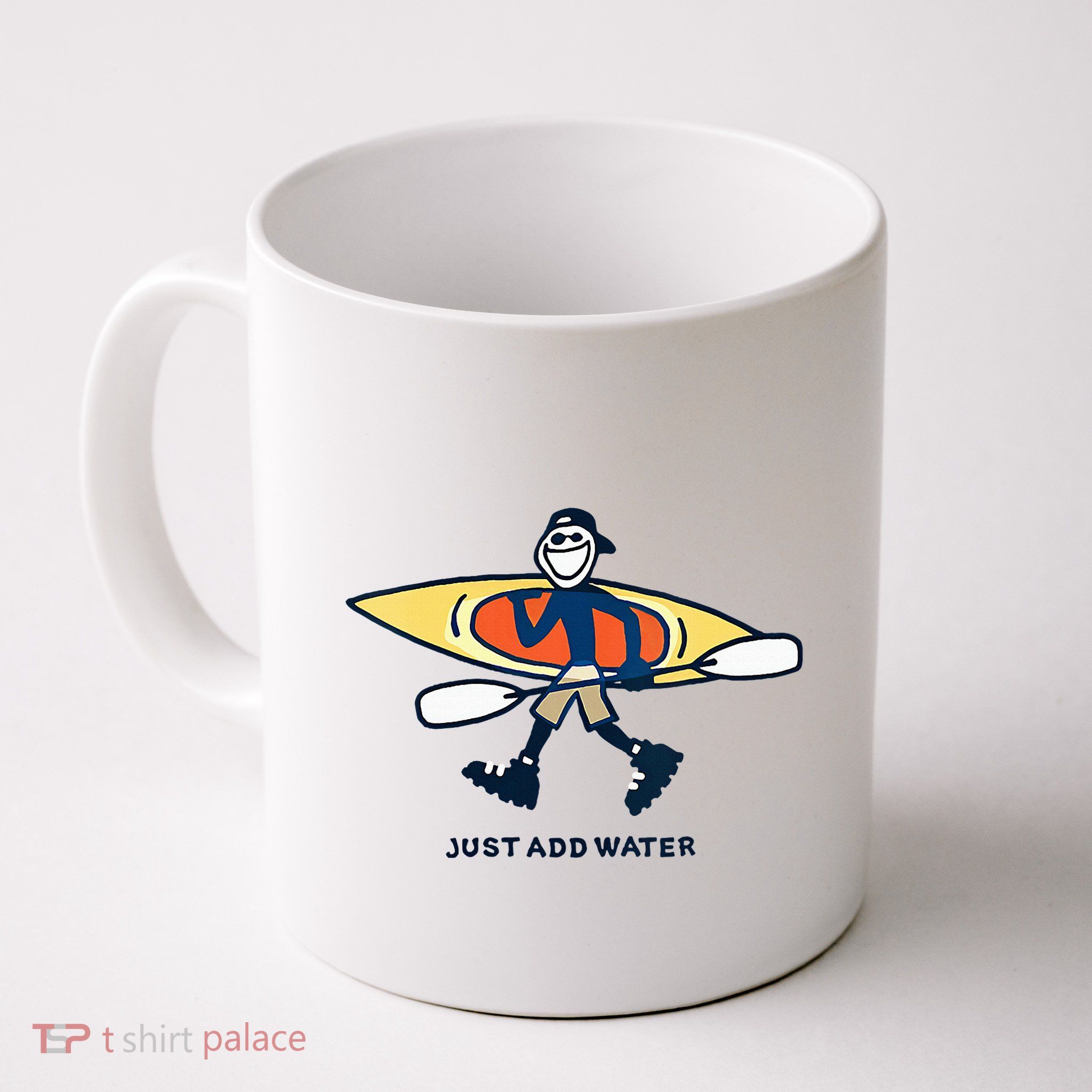 Kayak Lover Just Add Water Kayak Mug