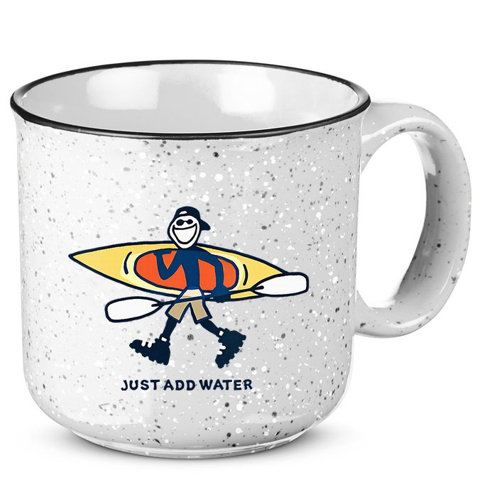Kayak Lover Just Add Water Kayak 15oz Campfire Ceramic Mug