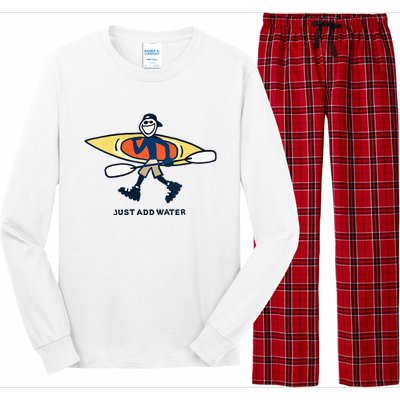 Kayak Lover Just Add Water Kayak Long Sleeve Pajama Set