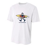 Kayak Lover Just Add Water Kayak Youth Performance Sprint T-Shirt