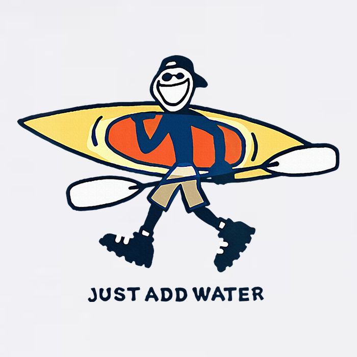 Kayak Lover Just Add Water Kayak Youth Performance Sprint T-Shirt