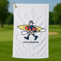 Kayak Lover Just Add Water Kayak Golf Towel