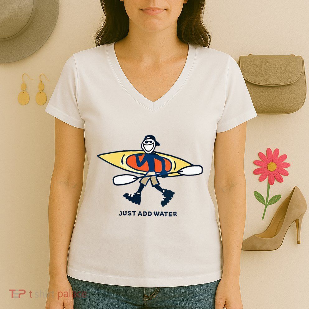 Kayak Lover Just Add Water Kayak Women's V-Neck T-Shirt