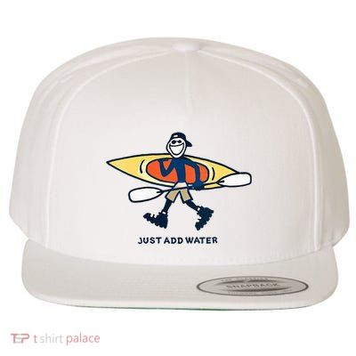 Kayak Lover Just Add Water Kayak Wool Snapback Cap