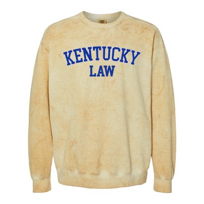 Kentucky Law Kentucky Bar Graduate Colorblast Crewneck Sweatshirt