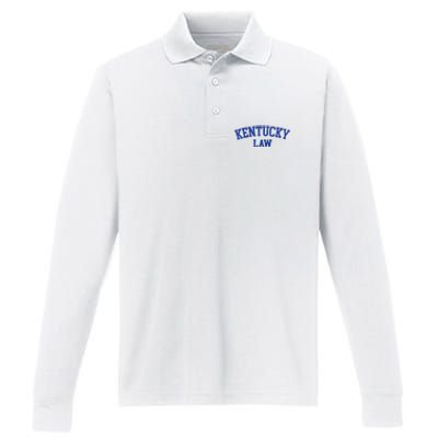 Kentucky Law Kentucky Bar Graduate Performance Long Sleeve Polo