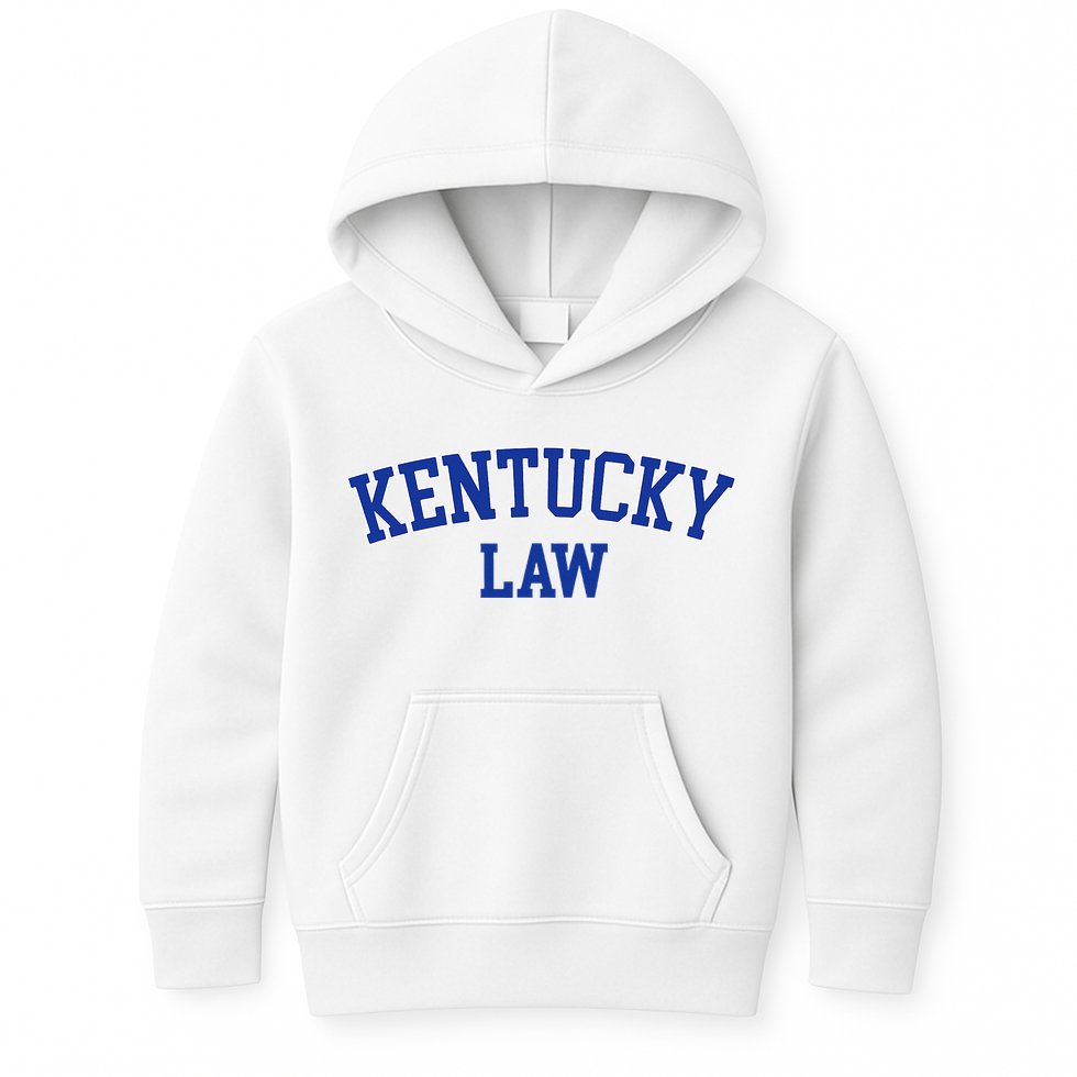Kentucky Law Kentucky Bar Graduate Kids Hoodie