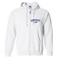 Kentucky Law Kentucky Bar Graduate Full Zip Hoodie