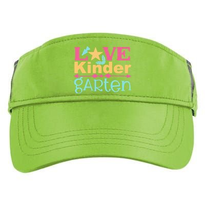 Kindergarten Love Adult Drive Performance Visor