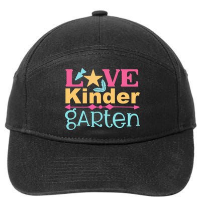 Kindergarten Love 7-Panel Snapback Hat