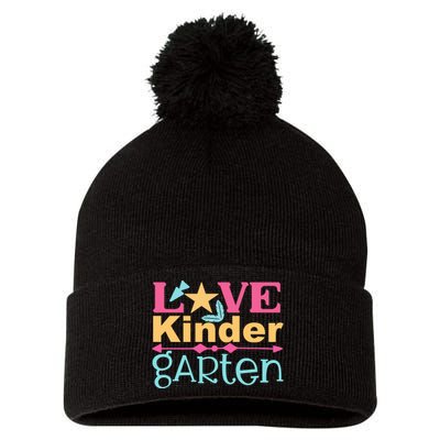 Kindergarten Love Pom Pom 12in Knit Beanie