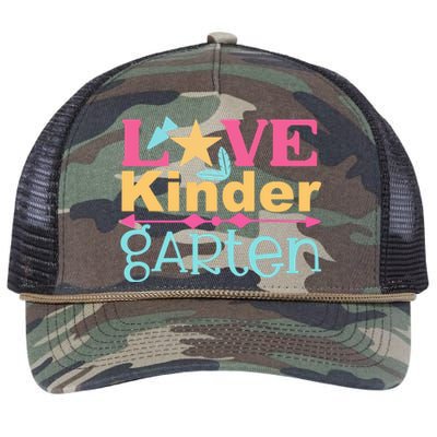 Kindergarten Love Retro Rope Trucker Hat Cap