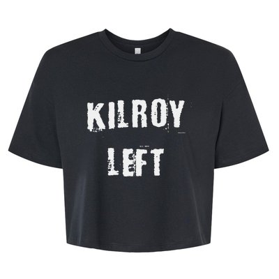 Kilroy Left Bella+Canvas Jersey Crop Tee