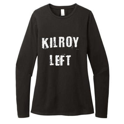 Kilroy Left Womens CVC Long Sleeve Shirt