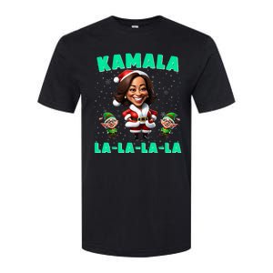 Kamala Lalalala Kamala Harris 2024 Funny Christmas Xmas Softstyle CVC T-Shirt