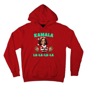 Kamala Lalalala Kamala Harris 2024 Funny Christmas Xmas Hoodie