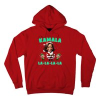 Kamala Lalalala Kamala Harris 2024 Funny Christmas Xmas Hoodie