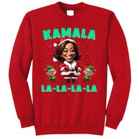 Kamala Lalalala Kamala Harris 2024 Funny Christmas Xmas Sweatshirt