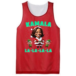 Kamala Lalalala Kamala Harris 2024 Funny Christmas Xmas Mesh Reversible Basketball Jersey Tank