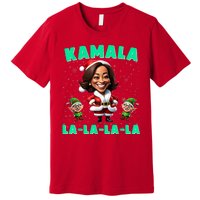 Kamala Lalalala Kamala Harris 2024 Funny Christmas Xmas Premium T-Shirt